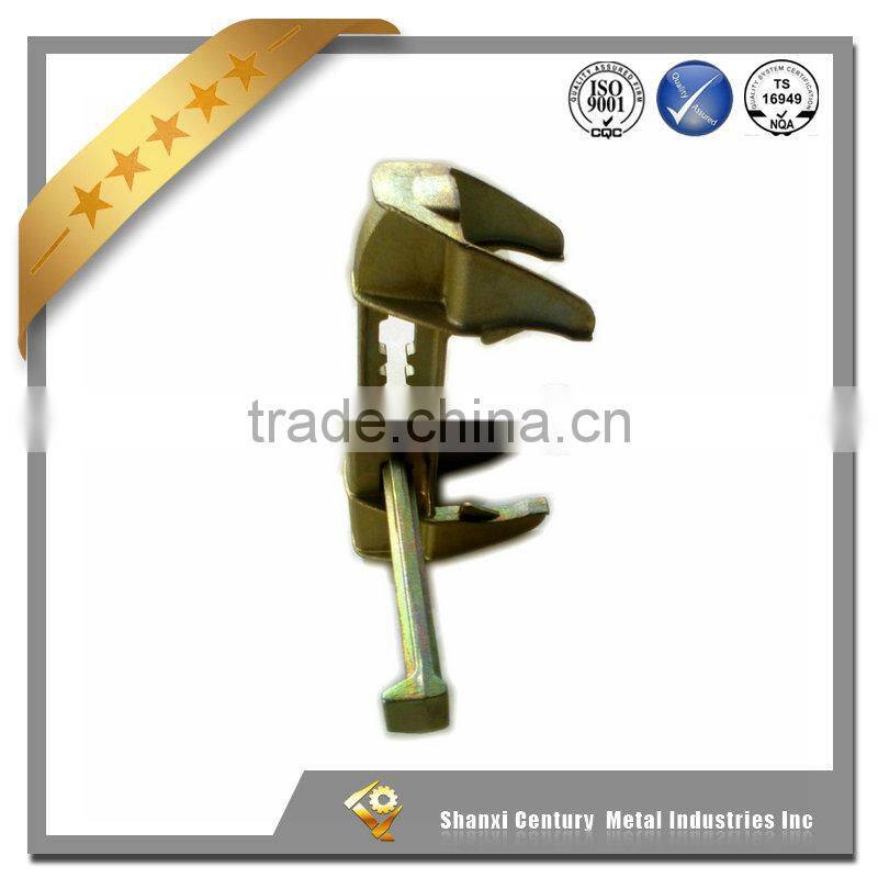 Lost wax steel casting for formwork