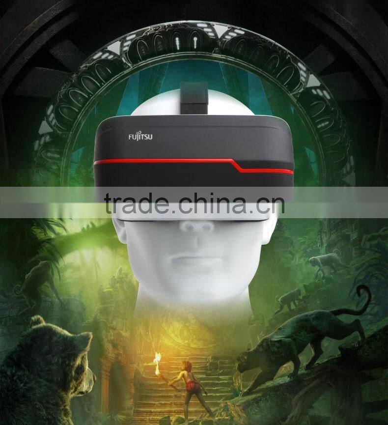 2016 New coming virtual reality 3d vr glasses with headphone