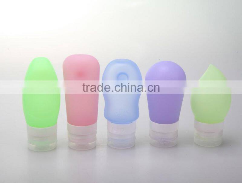 Convenient BPA free Mini Travel silicone bottle