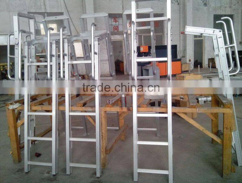 Aluminum Step Ladders Structure and Domestic Ladders Type extension ladder