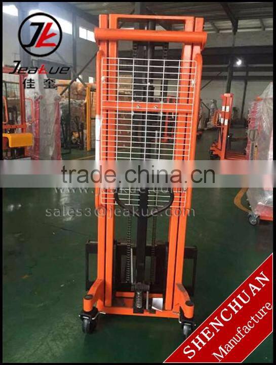 1000kgs 1500kgs 2000kgs Hand staker forklift Hydraulic manual stacker