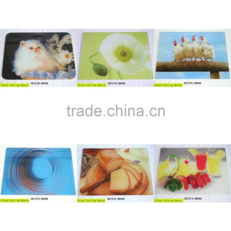 Cheap price cutting board tempered glass with high quality