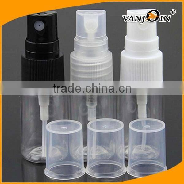 Mini Clear Blue Green Brown Empty 10ml e liquid Plastic Bottles with Spout Tip Cap