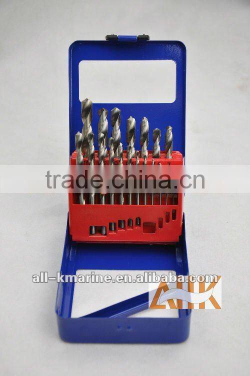 19S HSS Straight Shank Twist Drill Sets