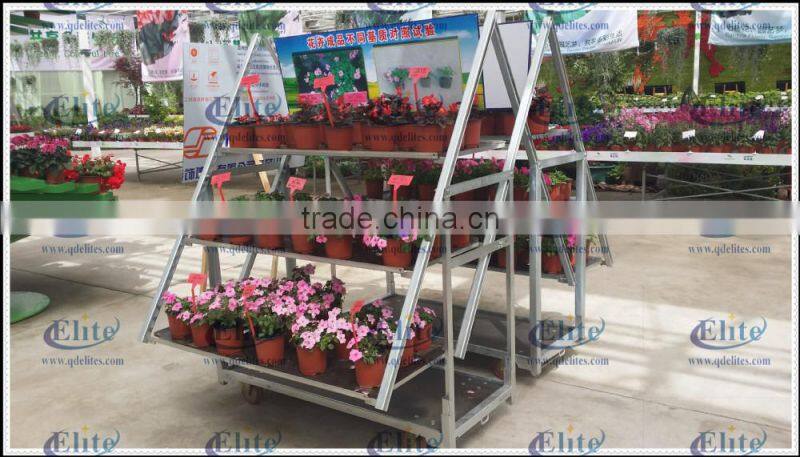 Display Danish Flower Trolley Cart Plant Carrier