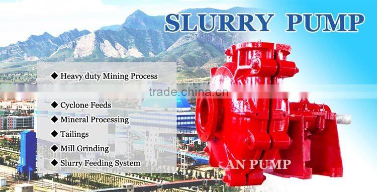 Fines Iron ore horizontal mining slurry pump direct sale