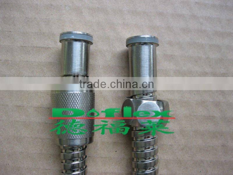 brush nickel shower hose & colour hose