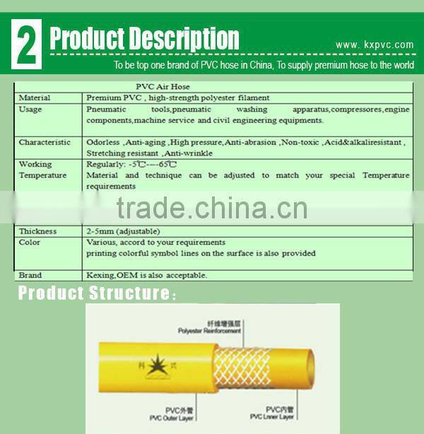 air rubber and pvc mixture hsoe from factory