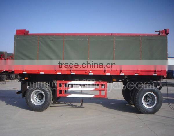 25ton 3axles Full Trailer Side Tipping Trailer