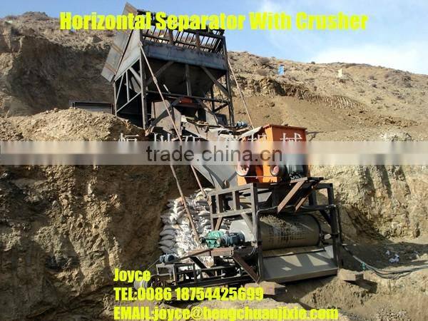 Magnetic Separator With Crusher/Sand Iron Ore Concentration Plant