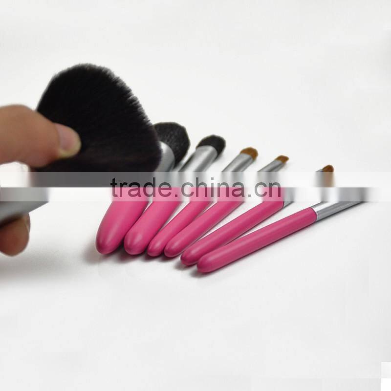 synthetic hair Makeup Brush Set / Facial Make Up Brush 6pc