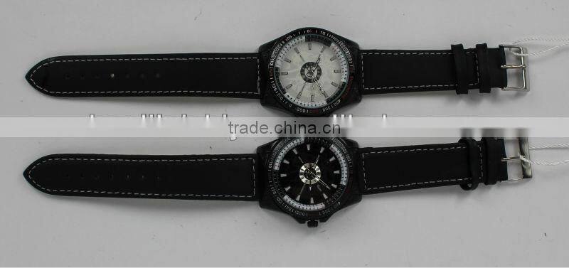 Cheapest special lover's crocodile man-made leather wathces for business gift