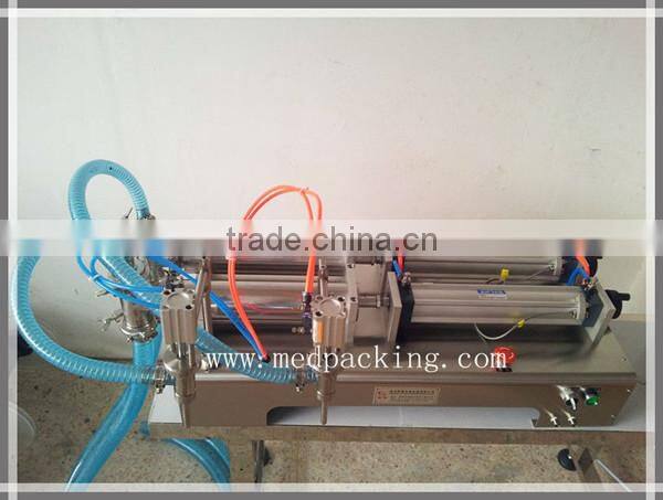 10-300ml Double Heads Pneumatic Shampoo Cream Honey Filling Machine