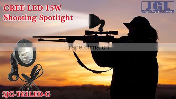 wholesale Cree 10 watt lightweight hunting spotlights with 12v cigar lighter
