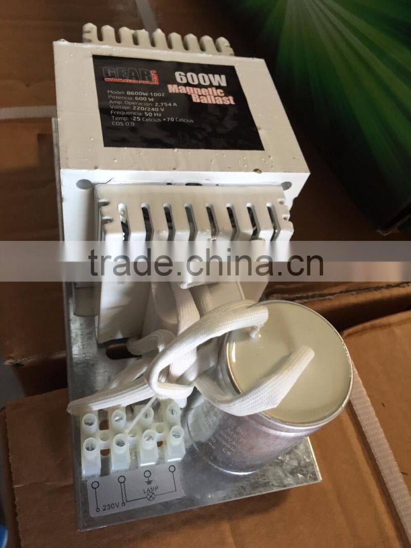 Hydroponic 600w Open magnetic ballast grow lamp ballast