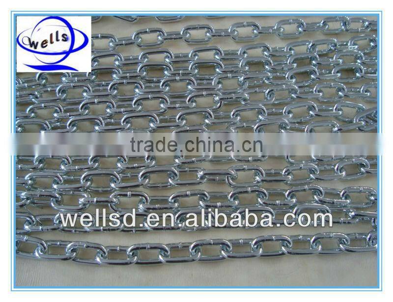 Ordinary mild carbon steel Zinc Plated Link Chain for lifting