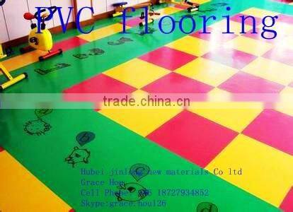 PVC plastic flooring for sports PVC sports flooring