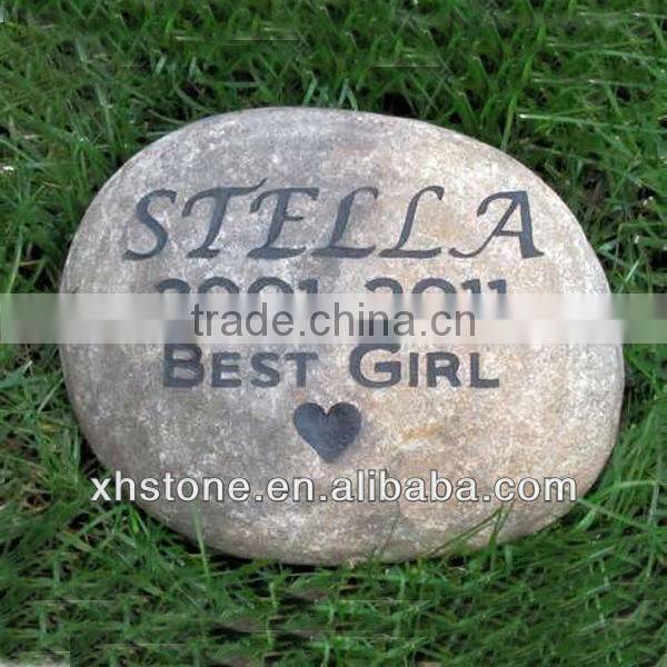 Kiss Round Stone Pebble on hot sale