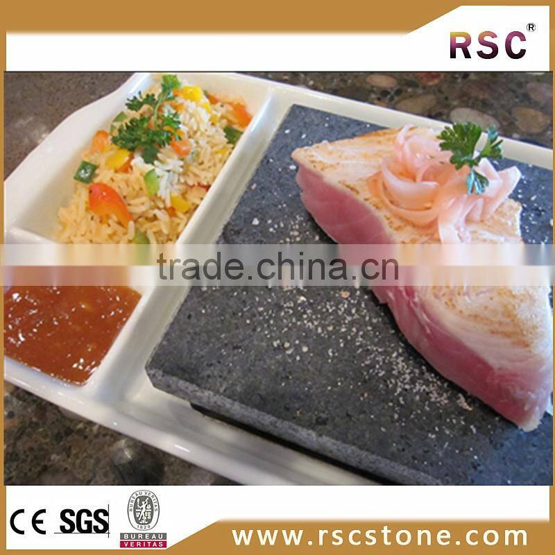 Lava stone cooking , natural stone cook