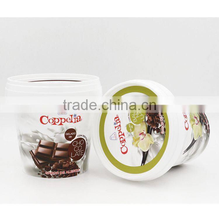 Good supplier disposable ice cream container, high desirable ice cream cup, cold drink cup