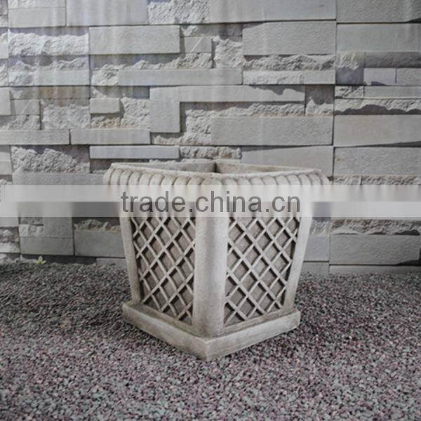 Fiberglass Indoor Flower Planter Pot Container