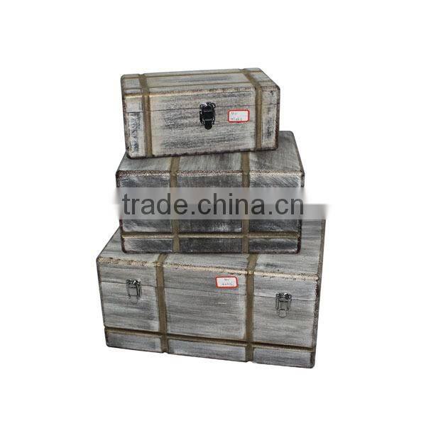 Rectangle Wooden Boxes Set Wooden Rectangle Storage Boxes