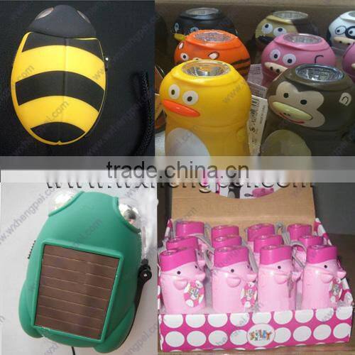 LED solar hand flashlight/solar torch flashlight/promotion flashlight