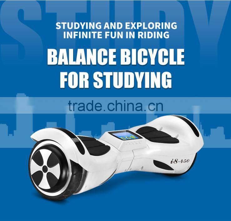 Best Kids Gifts Electric Scooter With Music/Movie Player And Early Education Function, 4.5inch Electric Self Balancing Scooter