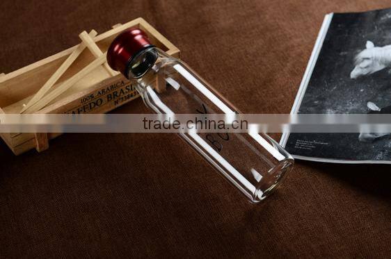 Promotional heat-resistant custom glass water bottle,custom design glass bottle,borosilicate water bottle