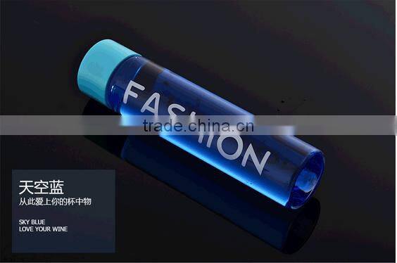 Fashion 400ML borosilicate water bottle, custom voss water glass bottle water glass bottle,water bottle glass