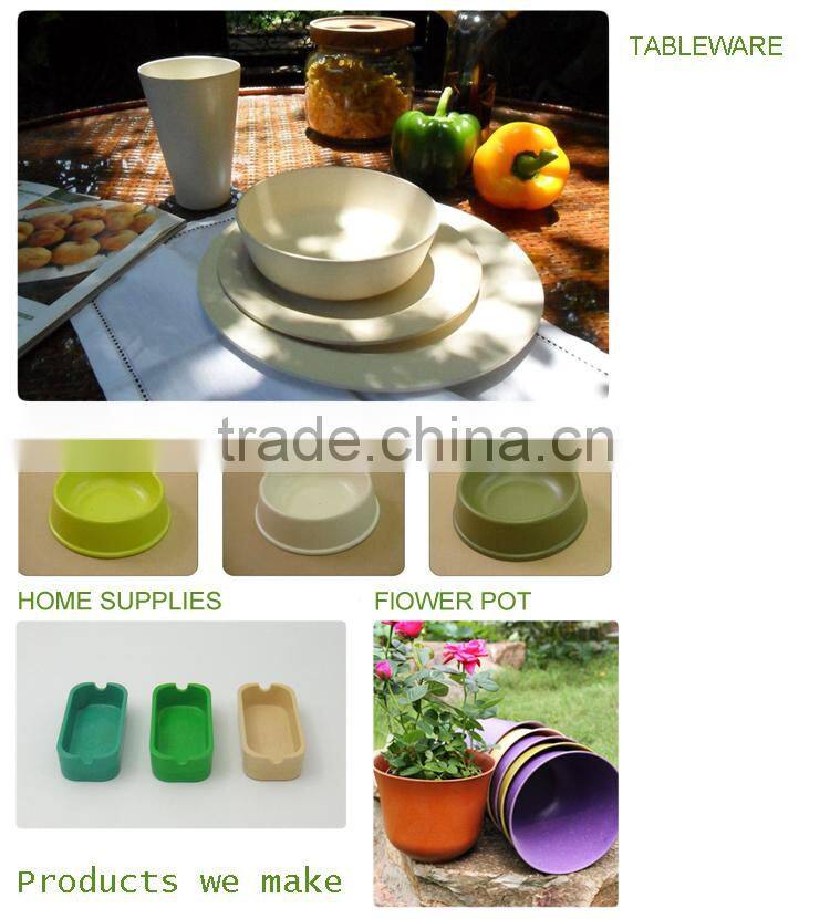 2015 hot selling bio bamboo planter pots