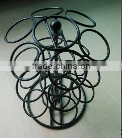 Hangzhou New Hot Metal Mesh 18K- Cup Capacity Coffee Paper Cup Pod Holder Tea Cup Capsule Metal Holder