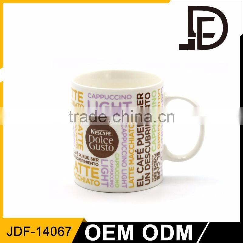 Drinkware decorative ceramic mugs, kids ceramic mugs for drinking