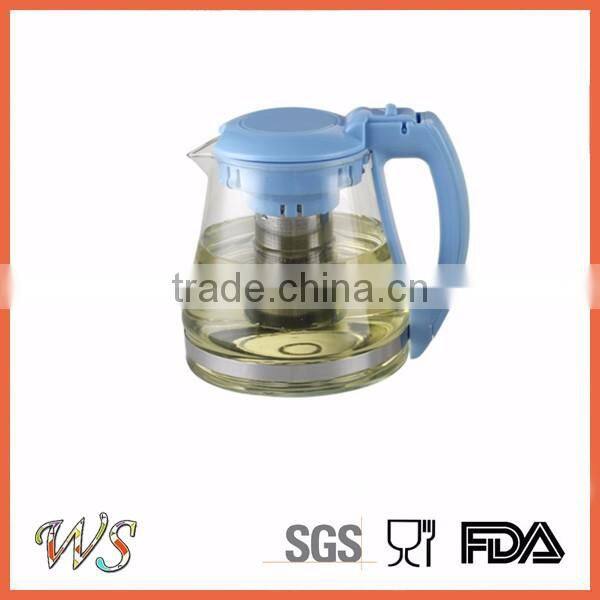 WSCHAS039Teapot with Infuser Borosilicate Glass Tea Pot with Filter