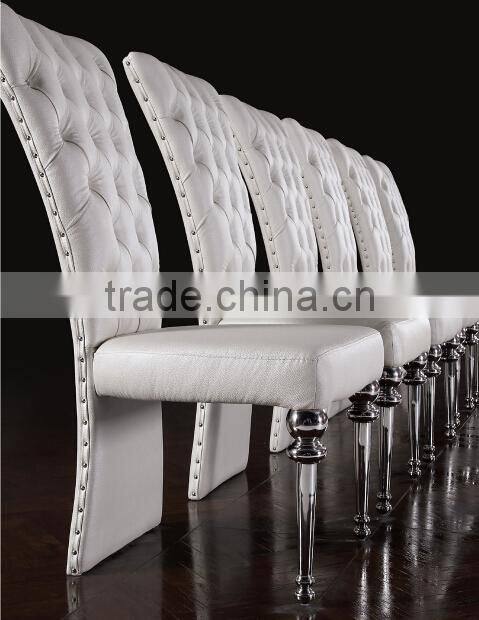glass top dining table and chair/home furniture dining room table