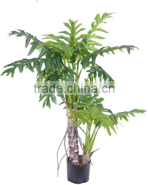 indoor Home garden decorative 100cm to 300cm Height make artificial green Philodendr live bonsai tree EXLYPZ06 0503