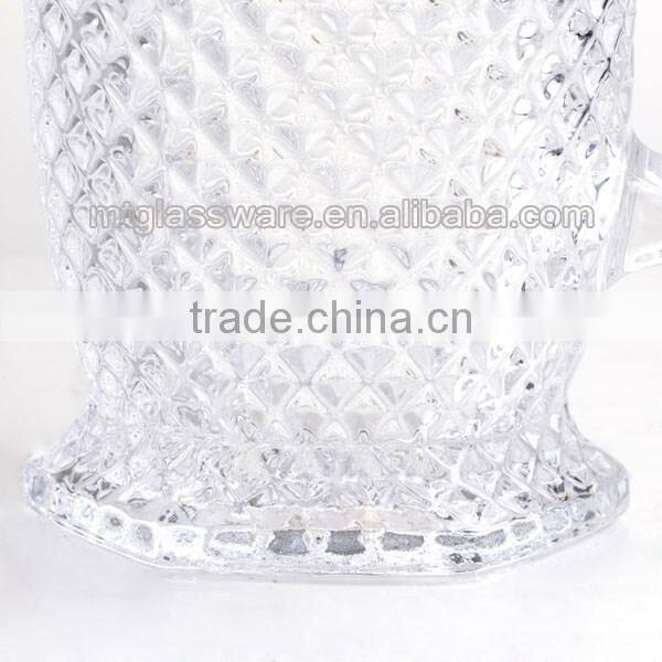 crystal wine decanter water pitcher with handle