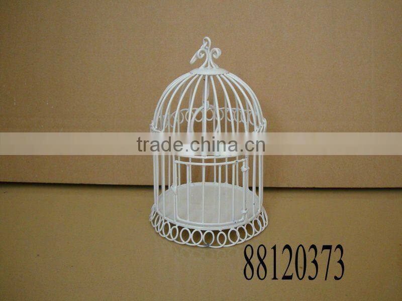 Garden decor metal bird cage