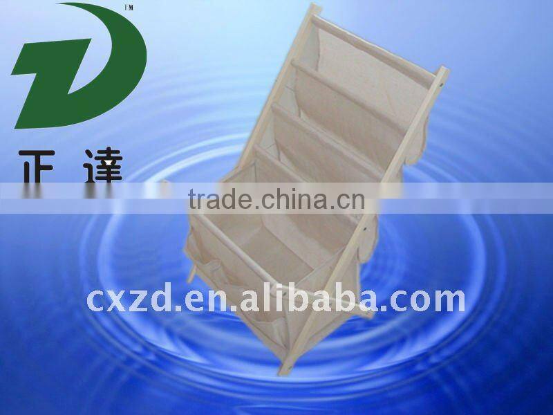 wooden magazine holder,cloth folding magazine stand,wood magazine rack