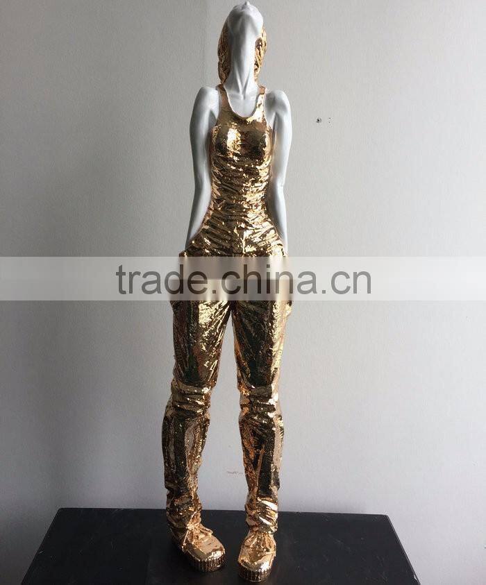 FRP girl character sculpture