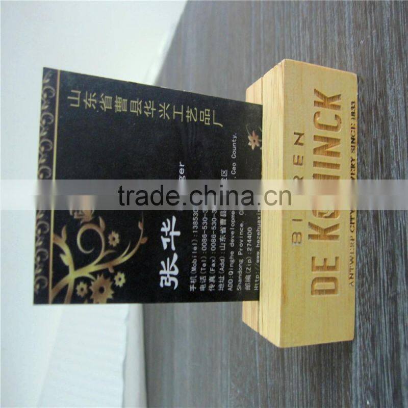 Wholesale Customized Solid Wood Card Holder For Kitchen Memos