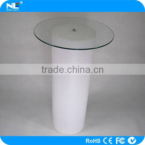 China alibaba supplier remote control cylinder LED light bar table