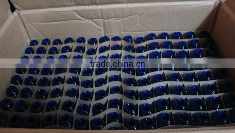 unique design and colorful glass candle holder