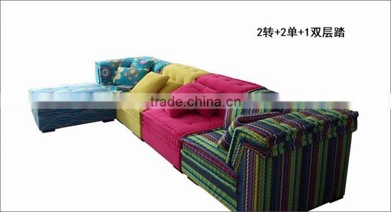 OZ221 Multi color optional colours fabric cover living room sofa