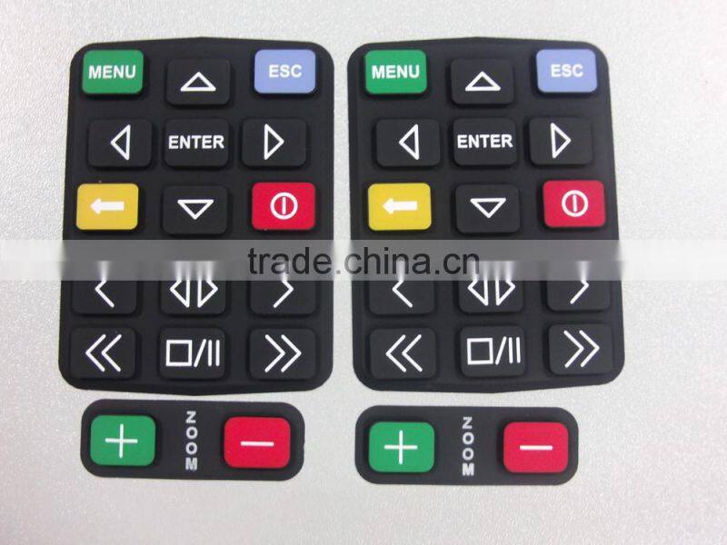 Goood Quality OEM silicone rubber press keypad