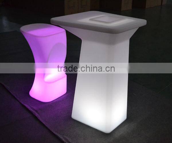 new design modern led bar table