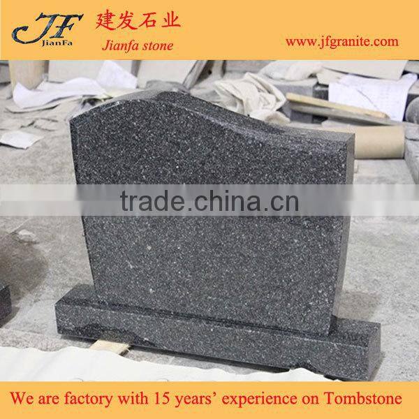 Chinese Green Granite Headstones Simple Design