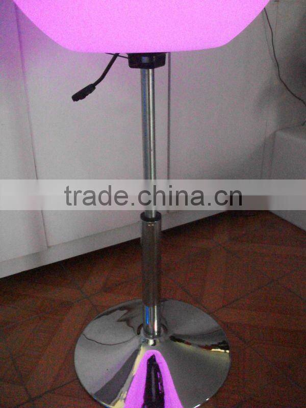 rechargeable colorful waterproof LED bar furniture table