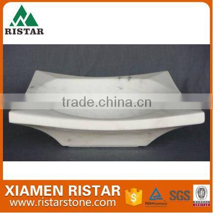 High quality natural square white marble stone bathroom basins and stone sinks RST-RB101