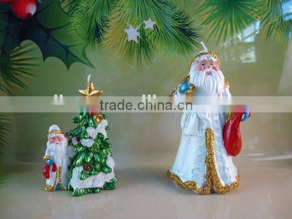 Cheap paraffin wax Christmas Candle ornament